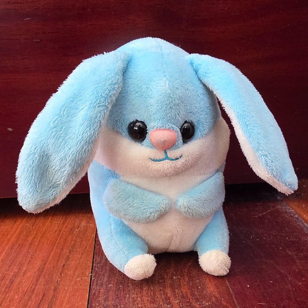 Nanco Blue Baby Bunny Stuffed Animal Toy